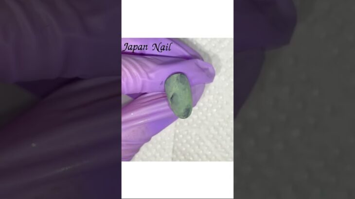 簡単！インクリキッドで大理石ネイル