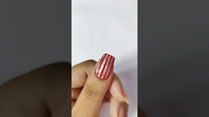 Easy Striping Nail Art At Home 🏡💅🏻#nails #nailart #shorts #viralvideo