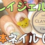 【ネイルチップ】お家でできる❗️100均にもあるクレイジェルでネイルデザイン💅#3dネイル #セルフネイル #nails