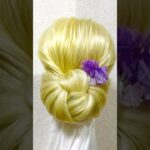 簡単ヘアアレンジ 成人式のまとめ髪 chignon bun hairstyles braid gibson【Updo Lover】#簡単ヘアアレンジ #成人式ヘア #成人式前撮り #shorts