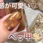 ネイルホリック💅簡単べっ甲ネイル🤎