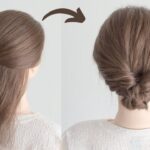 [簡単アレンジ]ピンなしで作れる簡単ヘアアレンジ/ [Easy Hairstyle] Simple No-Bobby Pin Hairstyle for Short to Medium Hair