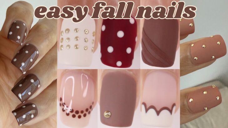 easy fall nail ideas! New Fall nail art compilation 2025, nail inspo