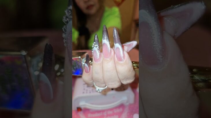 enailcouture.com space kitty cat eye gels #nails #naildesigns #naildesign #nailtech #fyp  #nailart