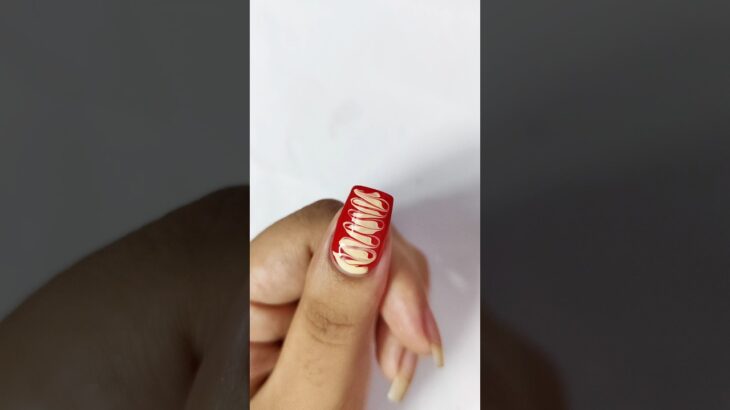 Red 🍒 Nail Art fo festival 💅🏻✨#trending #nails #shorts #youtubeshorts #festival  #trending