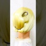 簡単ヘアアレンジ 新学期まとめ髪 New Idol Style Hair Arrangement #簡単ヘアアレンジ #新学期 #backtoschool #shorts #short