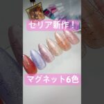 【待望の！】セリア新作マグネットジェル6色一挙公開