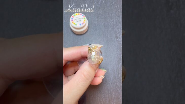 KiraNail【リボン🎀フルール】キラネイル#pr #ジェルネイル #ネイル #デザイン #花火 #デザイン #やり方 #howto #nails