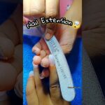 বাড়িয়ে বিরুদ্ধে গিয়ে🥹 Nail Extension করা💅  #beautyqueenmadhu #madhumitaacharyavlog #nailextension