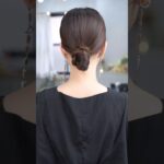 お団子がボサボサな人やってみて！#簡単アレンジ #セルフアレンジ #hairstyle #hair #ミディアムヘア #髪型 #まとめ髪 #大人カジュアル #大人かわいい