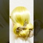 簡単ヘアアレンジ スクールシュシュまとめ髪 School Hair Scrunchie Arrangement #簡単ヘアアレンジ #backtoschool #学校 #shorts #short