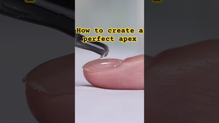 Build a nail structure with a perfect Apex 🤩 #nails #nailart #gelnails #naildesign #ネイル #nail