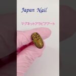 マグネットパウダーでマグネットアラビアネイル #マグネットネイル #アラビアネイル #マグネットパウダー #2way
