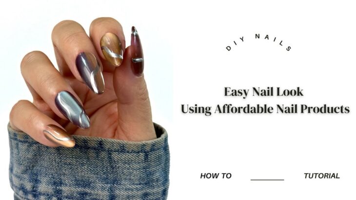 Simple Nail Look Using Affordable Nail Finds 💅🏻 | First Impressions | Easy Nail Art | Press On Nails
