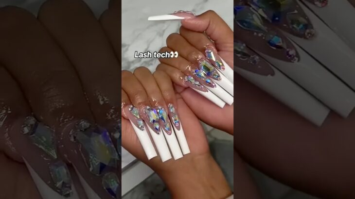 ✨✨ #nails #nailtech #nailinspo #nailart #longnails #poligel #naildesign #nailgelart 💎