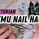 Victorian Aesthetic TEMU Nail Haul ✨🖤| Silicone Molds And More 🕯️