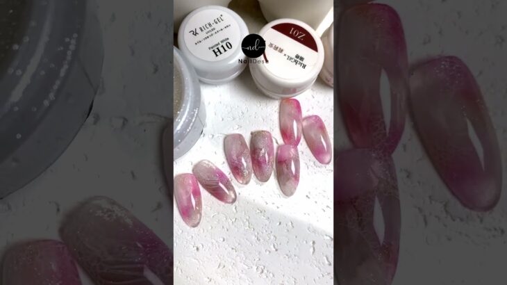 爆款！超美蕾絲暈染美甲 | Trendy Lace Marbling Nail Art｜NailDesu教學