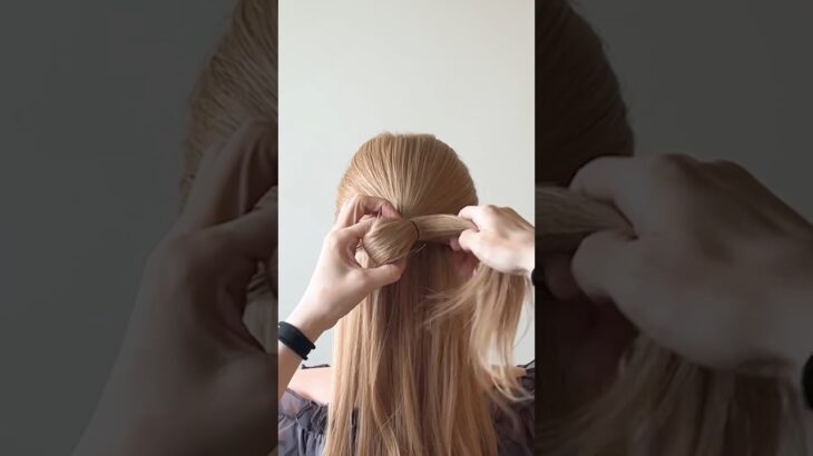【韓国ヘアアレンジ】カチモリヘア ハーフアップ編