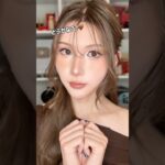 【380万再生🔥】本当におとこ？大反響の茶髪ロング女装メイク🤎