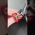 Glow in the Dark Candy Apple | Halloween Nail Art! 💚🍎