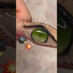ネイルでレゼのおめめ👁️💥#おかば先生 #ジェルネイル #ジェル #チェンソーマン #セルフネイル  #ネイルアート #アニメ #おかば #100均