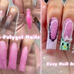 KAWAII HALLOWEEN POLYGEL NAILS🎀 EASY HALLOWEEN NAIL ART & POLYGEL APPLICATION | Nail Tutorial