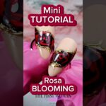 TUTORIAL para ROSA🌹💅🏻 Realista con gel BLOOMING ✨ #nailart #nails #uñas #manicure