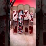 🩸 Art the Clown nails are HERE 🤡💀Classic Killers Gel Collection! #nailart #gelart #naildesign