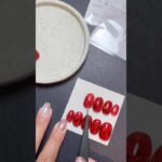 【イチゴ ハート】#オーダー #ネイル #ジェルネイル #梱包動画  #ネイルチップ #howto #nails  #セルフ #デザイン