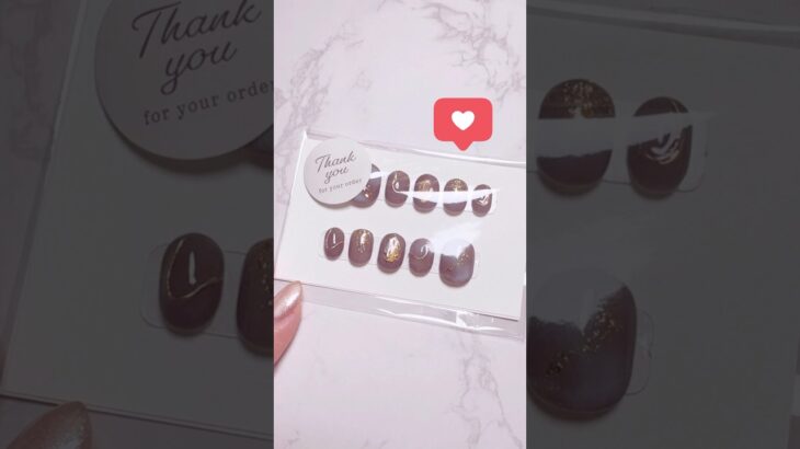 pechi.nail 【アーバン シェード】 ペチネイル #ニュアンス #ジェルネイル #デザイン #梱包動画  #ミニ爪 #小さめ