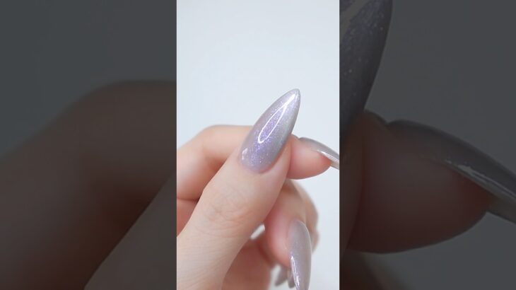 【セルフネイル】うるつや水光マグネットネイル💗