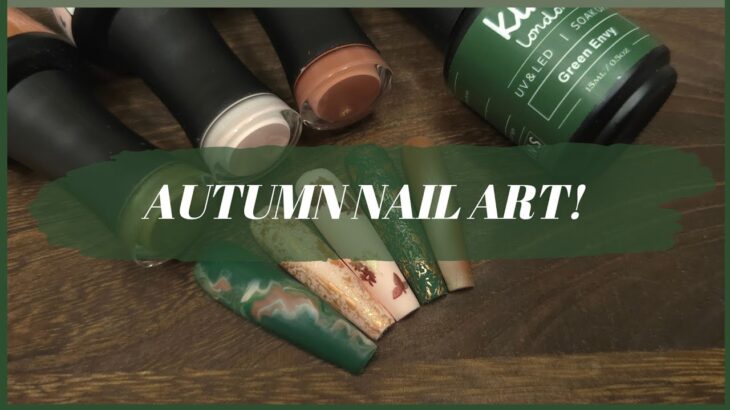 BEGINNER FRIENDLY AUTUMN NAIL ART TUTORIAL USING KIKI LONDON GEL POLISH!