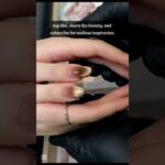 Cute & Easy Nail Art design | Tipioria Shorts | New technique everyday #nailart #nailartideas
