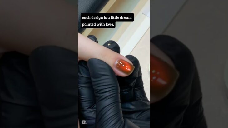 Cute & Easy Nail Art design | Tipioria Shorts | Orange or Brown? Nail paint #nailart #nailartideas