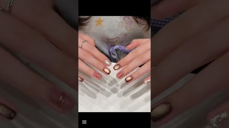 Cute & Easy Nail Art design | Tipioria Shorts |  embossed nail art techniques#nailart #nailartideas
