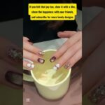 Cute & Easy Nail Art design | Tipioria Shorts | gilitter nail polish #nailart #nailartideas