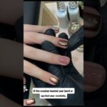 Cute & Easy Nail Art design | Tipioria Shorts |  gold and pink nails color #nailart #nailartideas