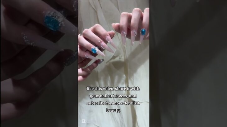 Cute & Easy Nail Art design | Tipioria Shorts | nail art ideas, diamond art #nailart #nailartideas