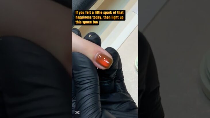 Cute & Easy Nail Art design | Tipioria Shorts | orange brown nail paint #nailart #nailartideas