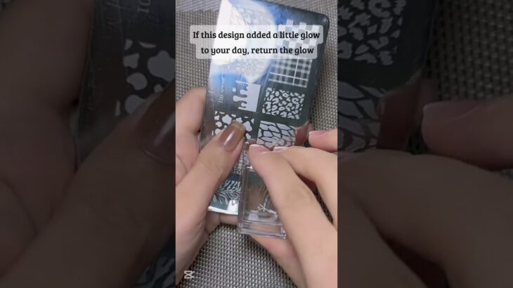 Cute & Easy Nail stamp Art design | Tipioria Shorts | how to use nail stamp #nailart #nailartideas