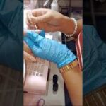 FLOWER DESIGN SA NAIL EXTENSION #Shorts #mariloucabiles #videovlog