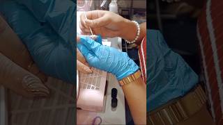 FLOWER DESIGN SA NAIL EXTENSION #Shorts #mariloucabiles #videovlog