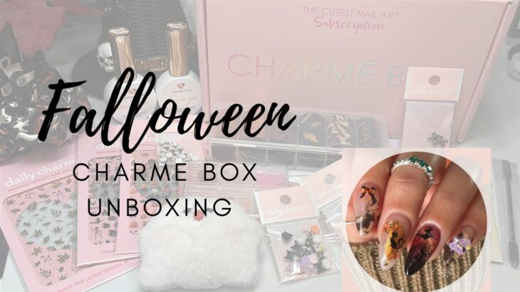 Falloween Nail Art | September Charme Box Unboxing