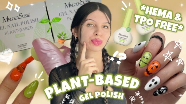 MelodySusie PLANT-BASED Gel Polish Review | 20 Color Swatches + Nail Prep & Gel X Nail Tutorial