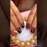 Nail gel cut eye design