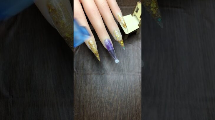 Poly gel nail idea #nailart