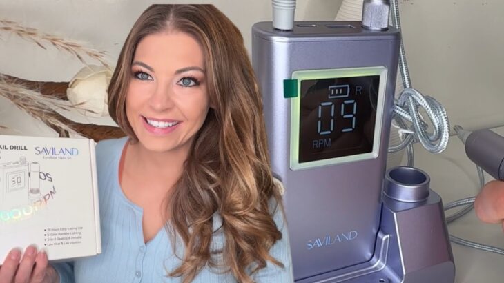 Saviland 50,000 RPM Professional Nail Drill Review | Fast Acrylic & Gel Removal, Electric Nail File