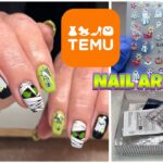 Temu Nail Art Haul /Halloween Nails