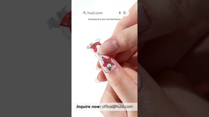 ZB17789 Wholesale & Custom Christmas Santa Nail Stickers