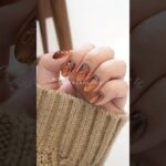 【100均ジェル】うるぷるべっ甲ネイルのやり方🍂♡#べっ甲ネイル#秋ネイル#ニュアンスネイル#セルフネイル#nails #100均ネイル